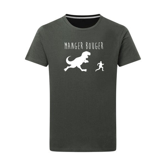 Tee shirt homme humour - MANGER BOUGER - T-shirt-original.com