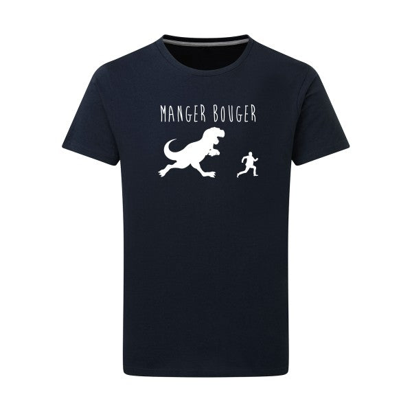 Tee shirt homme humour - MANGER BOUGER - T-shirt-original.com