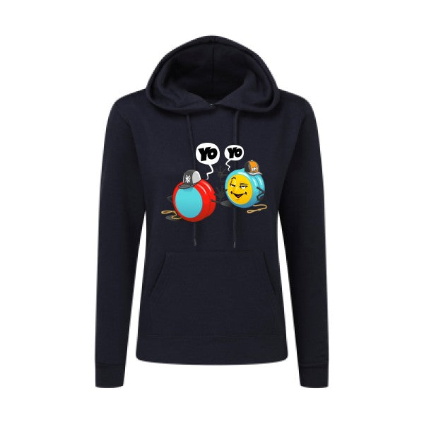 Yo Yo -  Sweatshirt à capuche femme - T-shirt-original.com