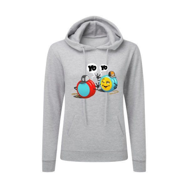 Yo Yo -  Sweatshirt à capuche femme - T-shirt-original.com