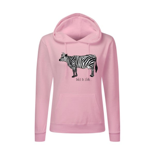 drole de zebre-Sweat capuche femme - T-shirt-original.com