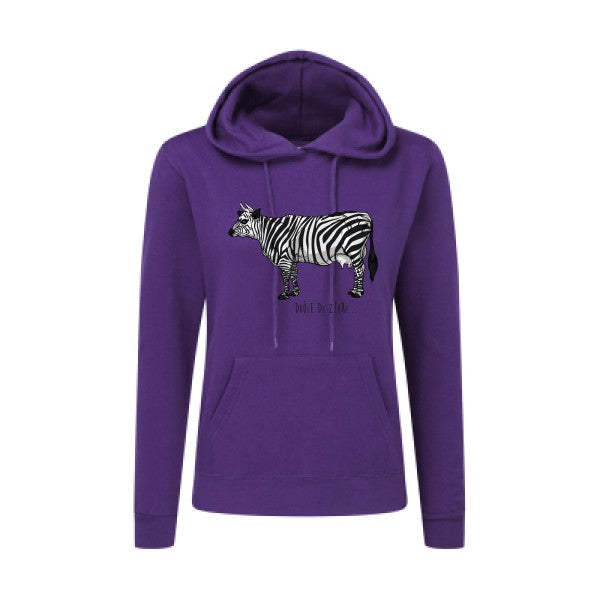 drole de zebre-Sweat capuche femme - T-shirt-original.com