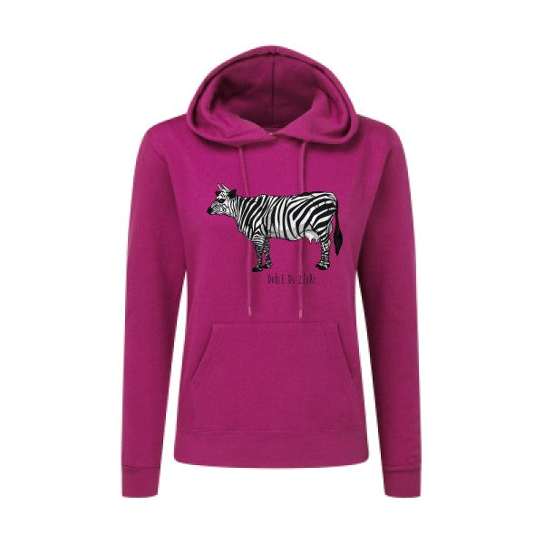 drole de zebre-Sweat capuche femme - T-shirt-original.com