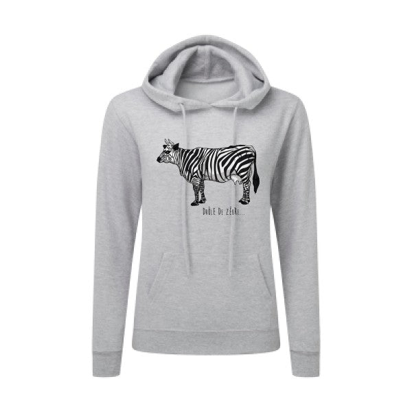 drole de zebre-Sweat capuche femme - T-shirt-original.com