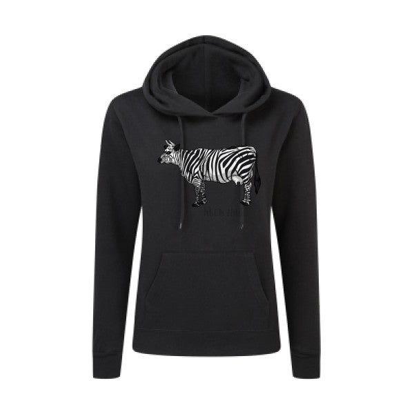 drole de zebre-Sweat capuche femme - T-shirt-original.com