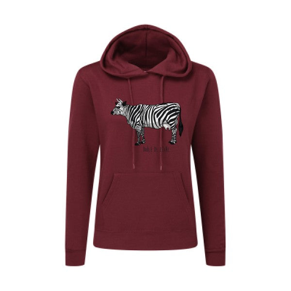 drole de zebre-Sweat capuche femme - T-shirt-original.com