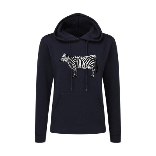 drole de zebre-Sweat capuche femme - T-shirt-original.com