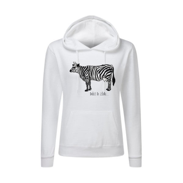 drole de zebre-Sweat capuche femme - T-shirt-original.com