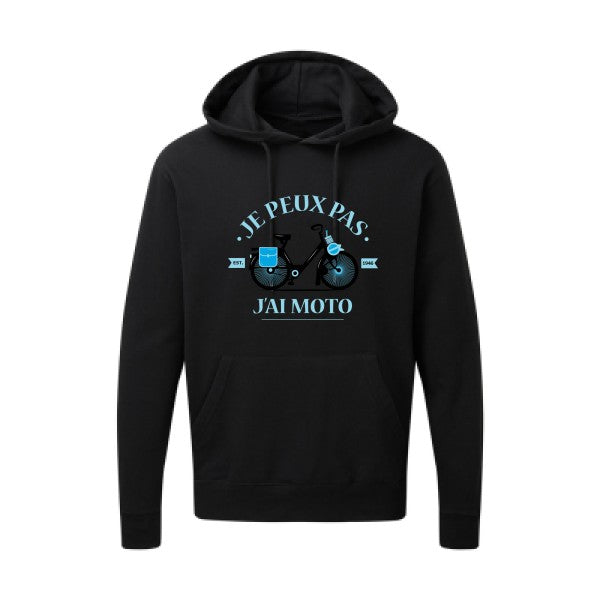 sweat moto - Je peux pas j'ai moto - pour homme - T-shirt-original.com