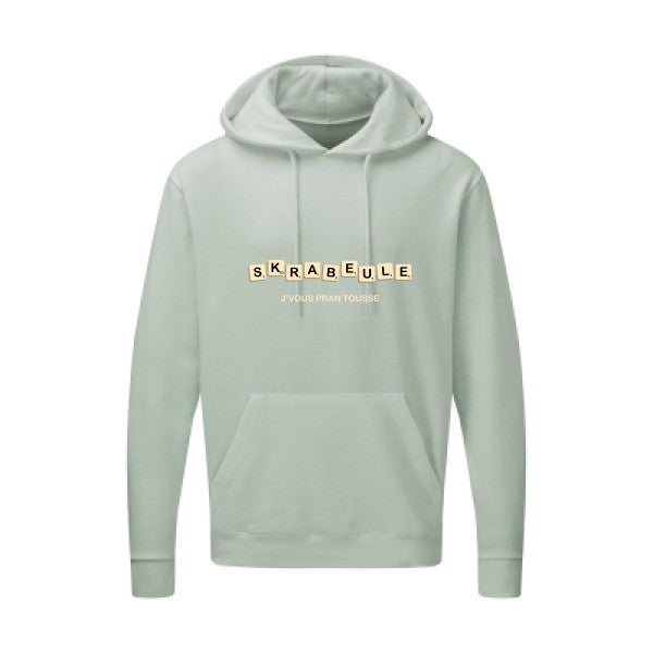 sweatshirt capuche imprimé - Skrabeule - pour homme - T-shirt-original.com