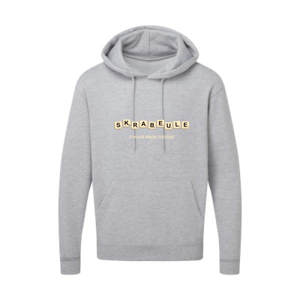 sweatshirt capuche imprimé - Skrabeule - pour homme - T-shirt-original.com