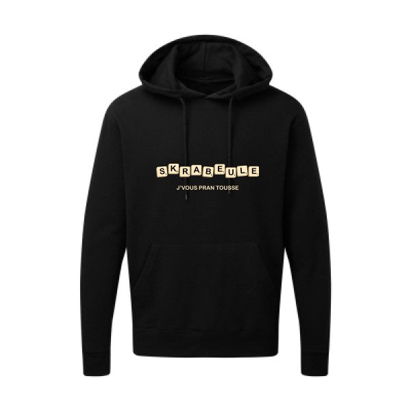 sweatshirt capuche imprimé - Skrabeule - pour homme - T-shirt-original.com