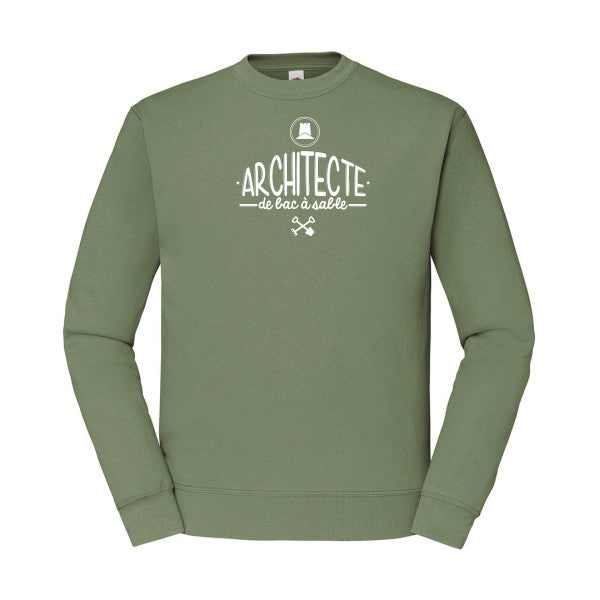 sweatshirt homme-Architecte de bac à sable Blanc T-shirt-original.com