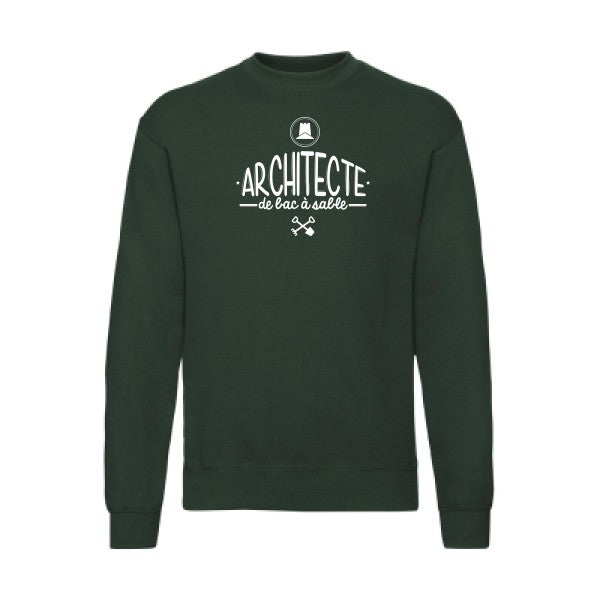 sweatshirt homme-Architecte de bac à sable Blanc T-shirt-original.com