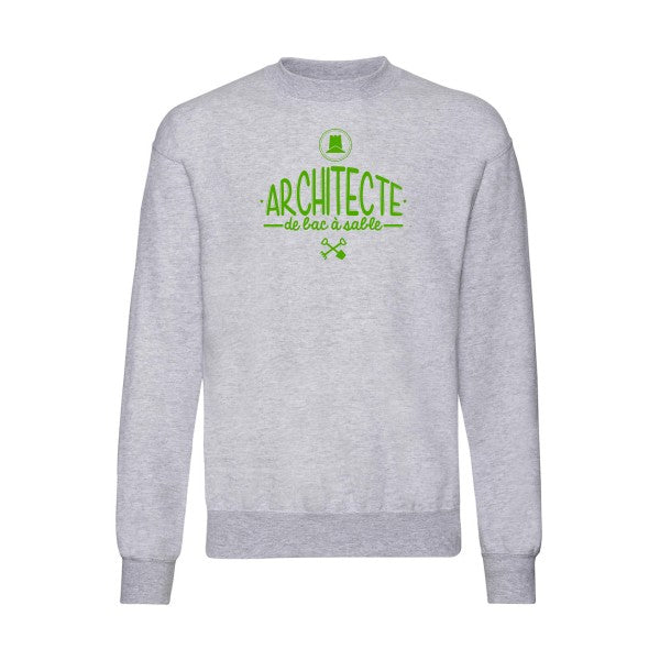 sweatshirt homme-Architecte de bac à sable Vert pomme T-shirt-original.com