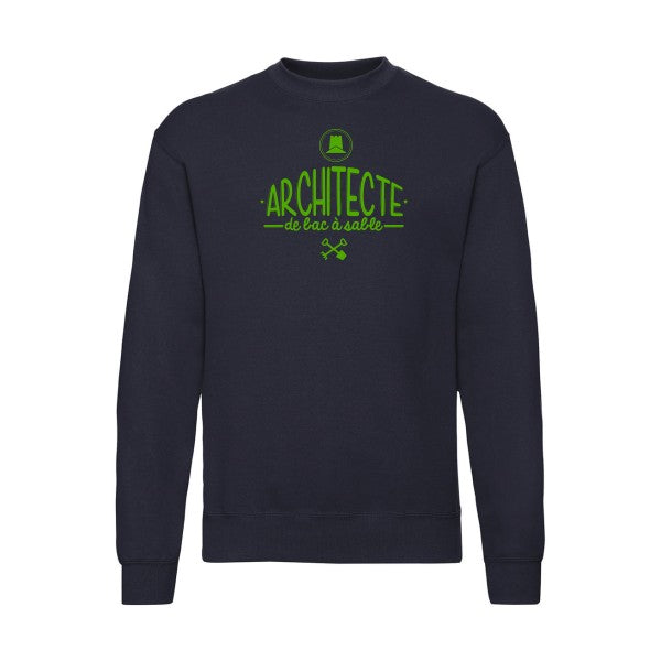 sweatshirt homme-Architecte de bac à sable Vert pomme T-shirt-original.com