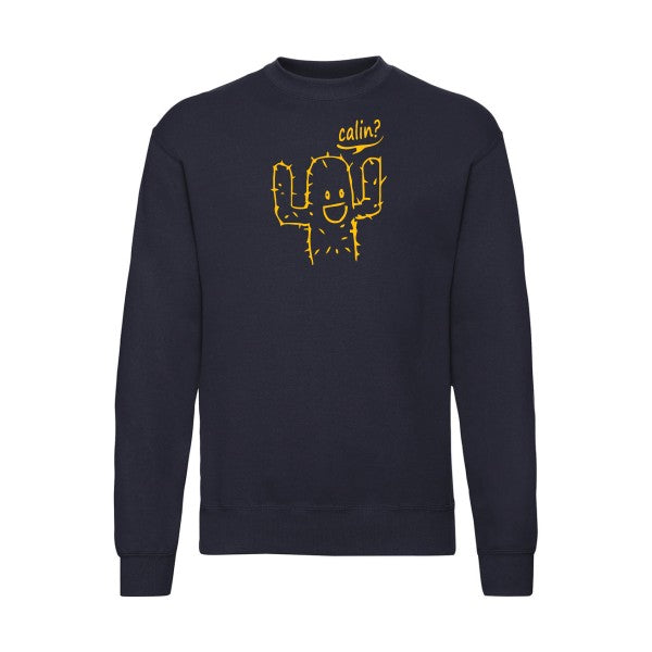 sweatshirt homme-Calin jaune Or T-shirt-original.com