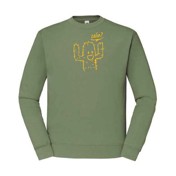 sweatshirt homme-Calin jaune Or T-shirt-original.com