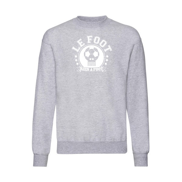 sweatshirt homme-Footaise Blanc T-shirt-original.com