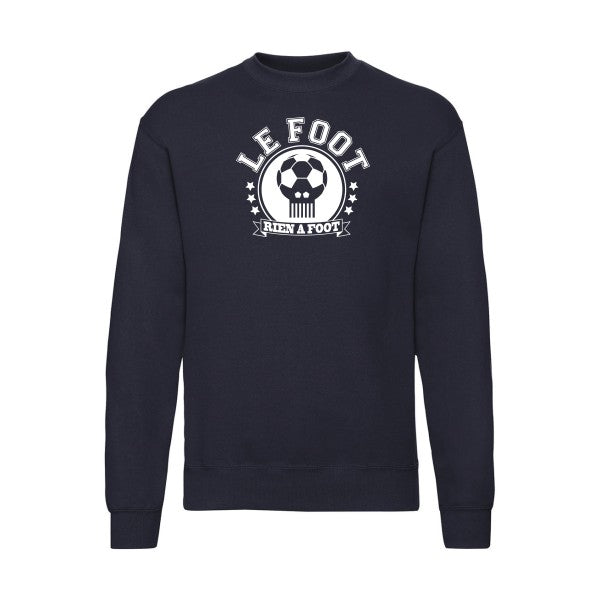 sweatshirt homme-Footaise Blanc T-shirt-original.com