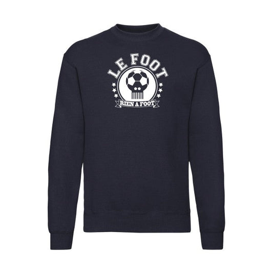 sweatshirt homme-Footaise Blanc T-shirt-original.com