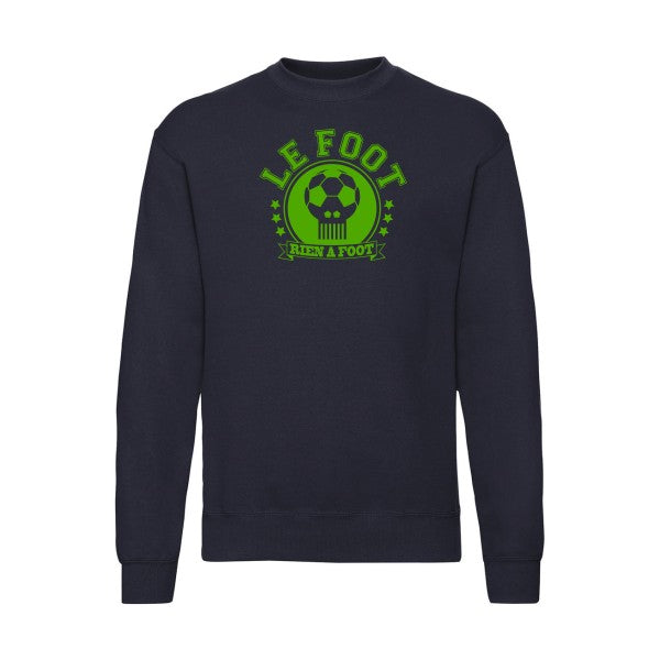 sweatshirt homme-Footaise Vert pomme T-shirt-original.com