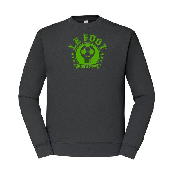 sweatshirt homme-Footaise Vert pomme T-shirt-original.com