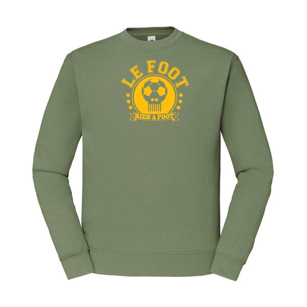 sweatshirt homme-Footaise jaune Or T-shirt-original.com