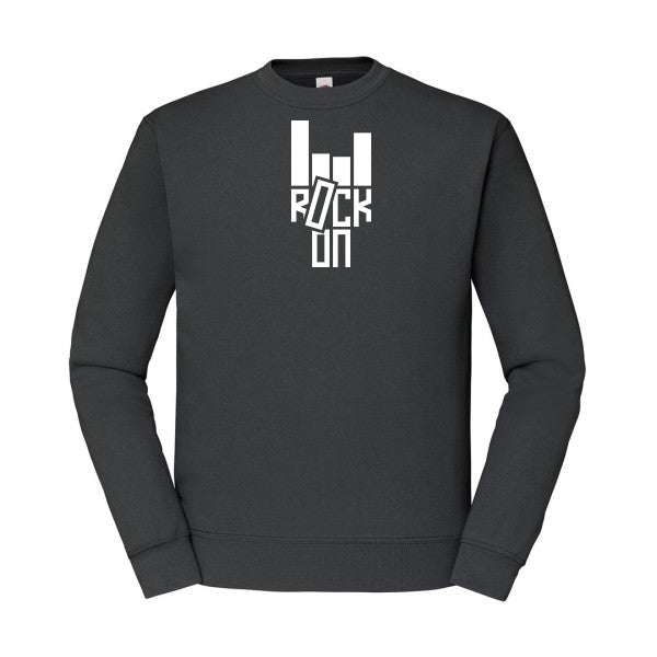 sweatshirt homme-Rock On ! T-shirt-original.com