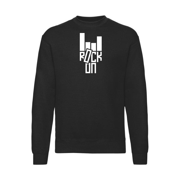 sweatshirt homme-Rock On ! T-shirt-original.com