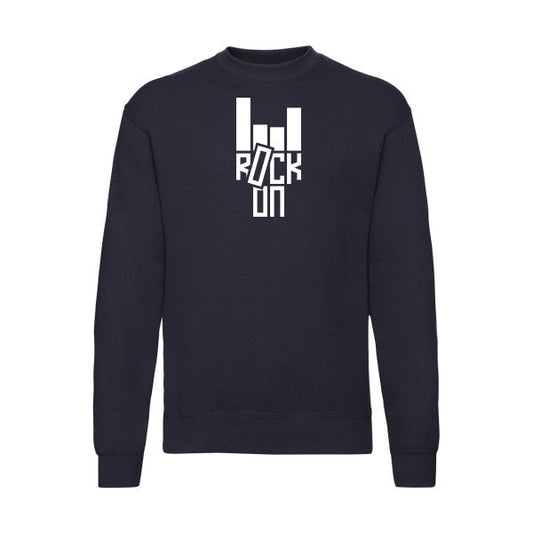 sweatshirt homme-Rock On ! T-shirt-original.com