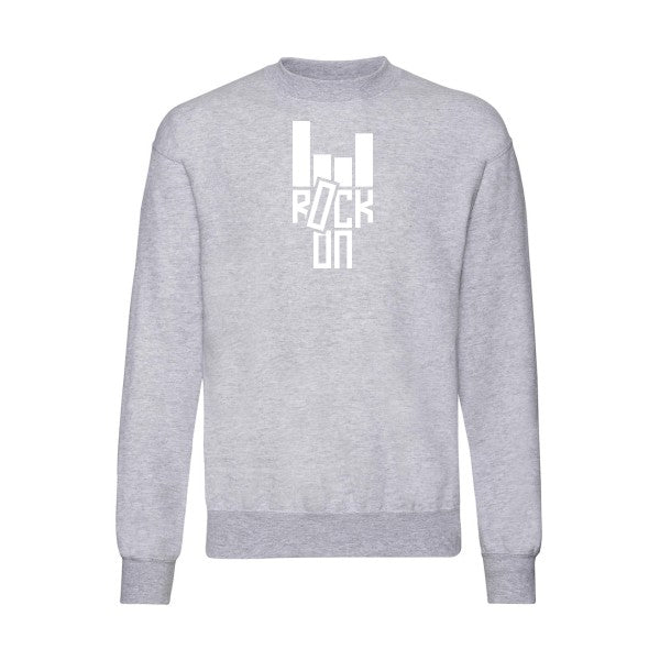 sweatshirt homme-Rock On ! T-shirt-original.com