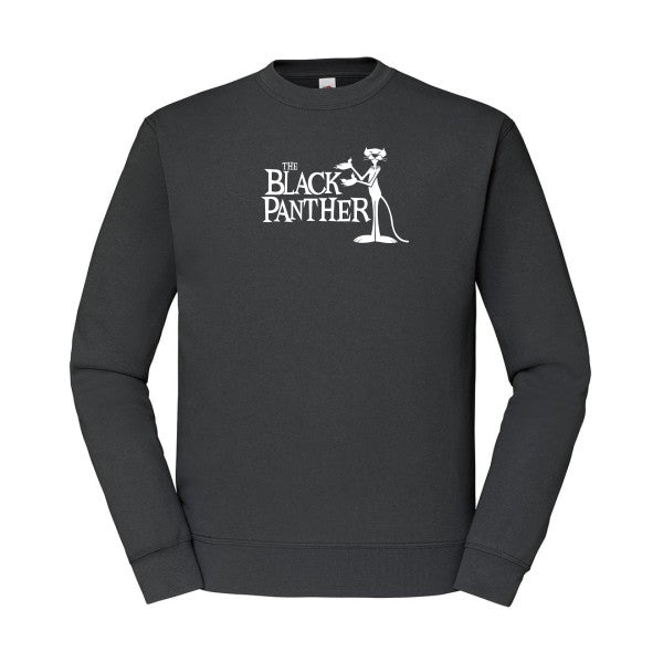 sweatshirt homme-The black panther Blanc T-shirt-original.com