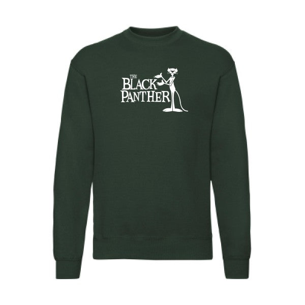 sweatshirt homme-The black panther Blanc T-shirt-original.com