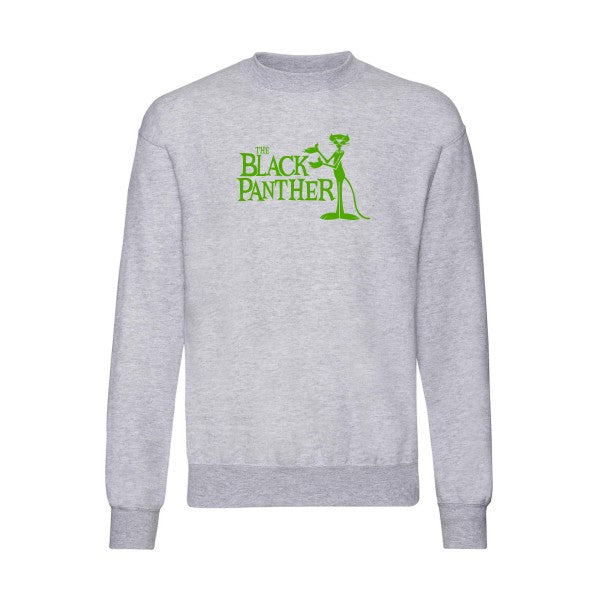 sweatshirt homme-The black panther Vert pomme T-shirt-original.com