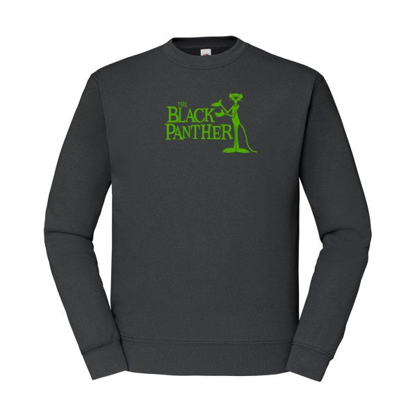 sweatshirt homme-The black panther Vert pomme T-shirt-original.com