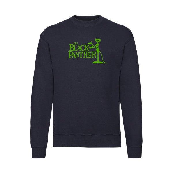 sweatshirt homme-The black panther Vert pomme T-shirt-original.com