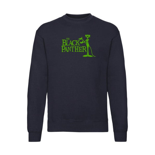 sweatshirt homme-The black panther Vert pomme T-shirt-original.com