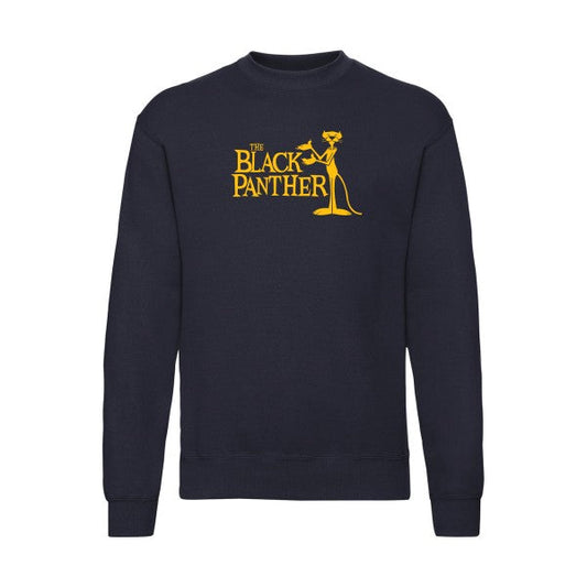 sweatshirt homme-The black panther jaune Or T-shirt-original.com