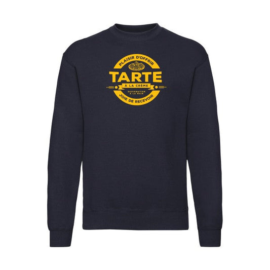 sweatshirt homme-tarte à la crème jaune Or T-shirt-original.com