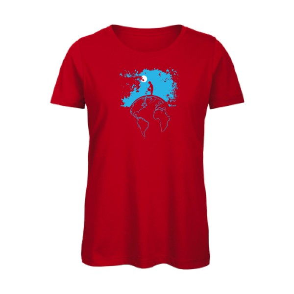 terre -T shirt ecolo - Femme bio T-shirt-original.com