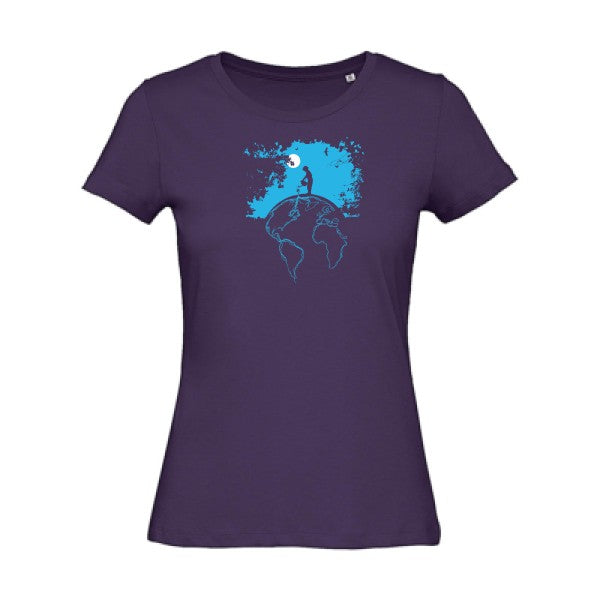 terre -T shirt ecolo - Femme bio T-shirt-original.com